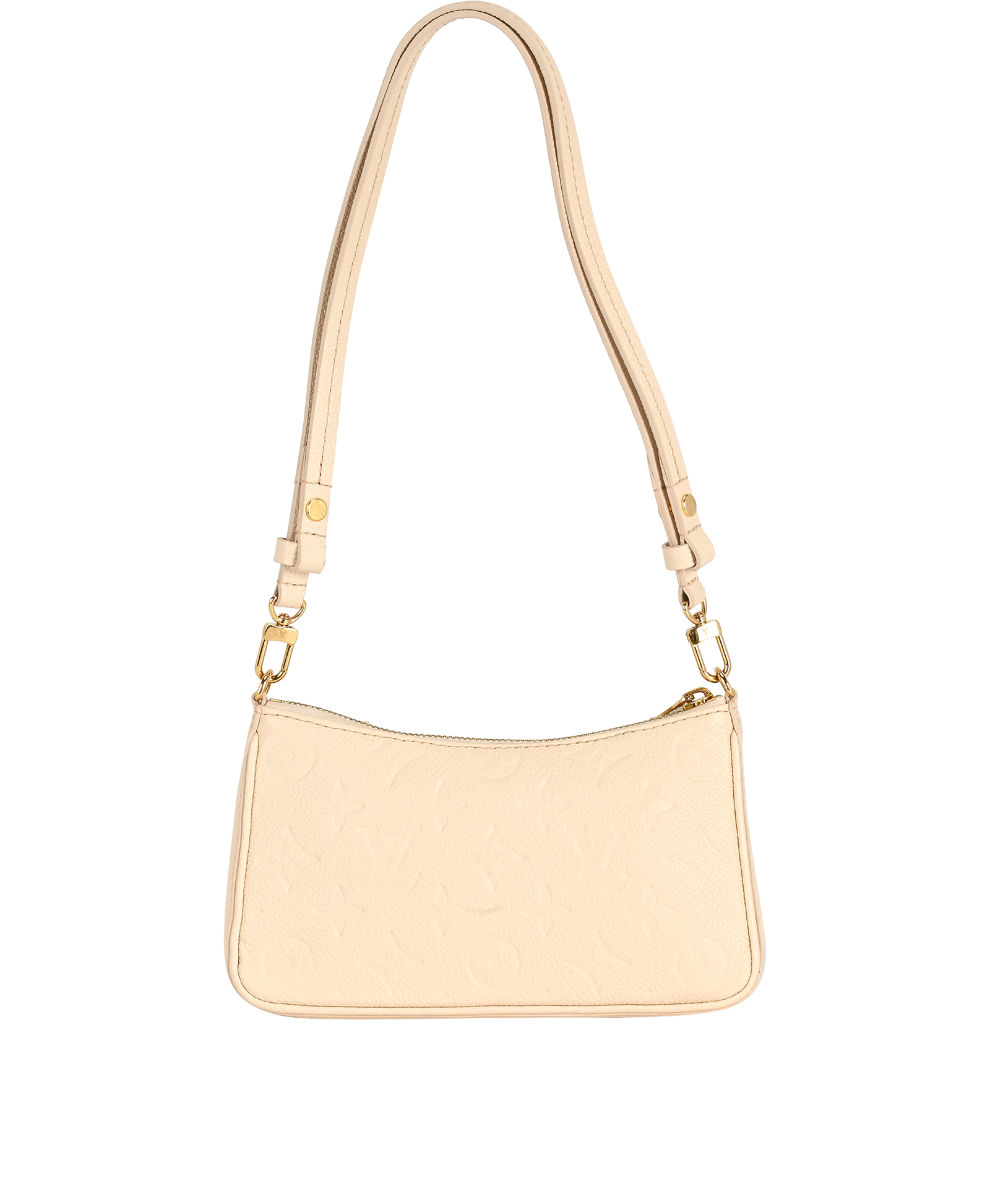 Easy Pouch On Strap, &pound;950, Handbags, Cream, Leather, Back view